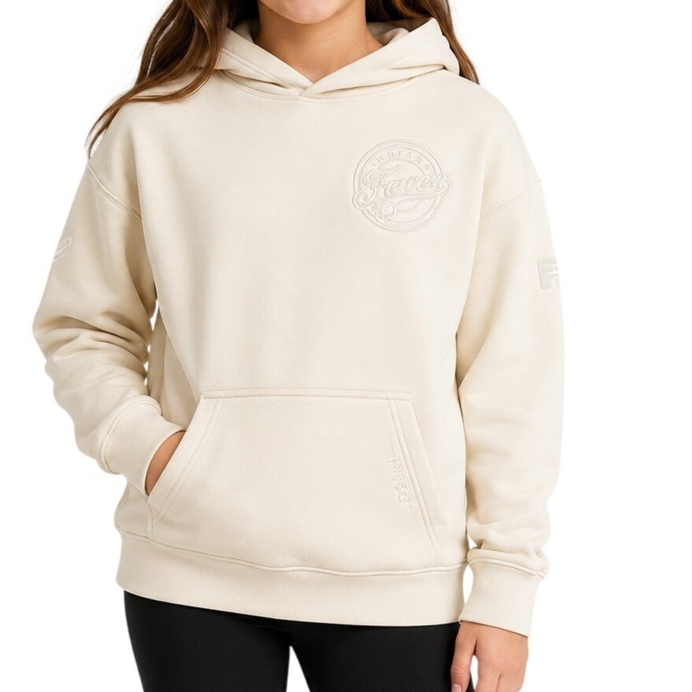 Pro Standard Cream Indiana Fever Hoodie Youth Small